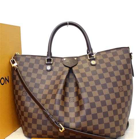 LOUIS VUITTON Siena GM Damier Ebene Shoulder Handbag